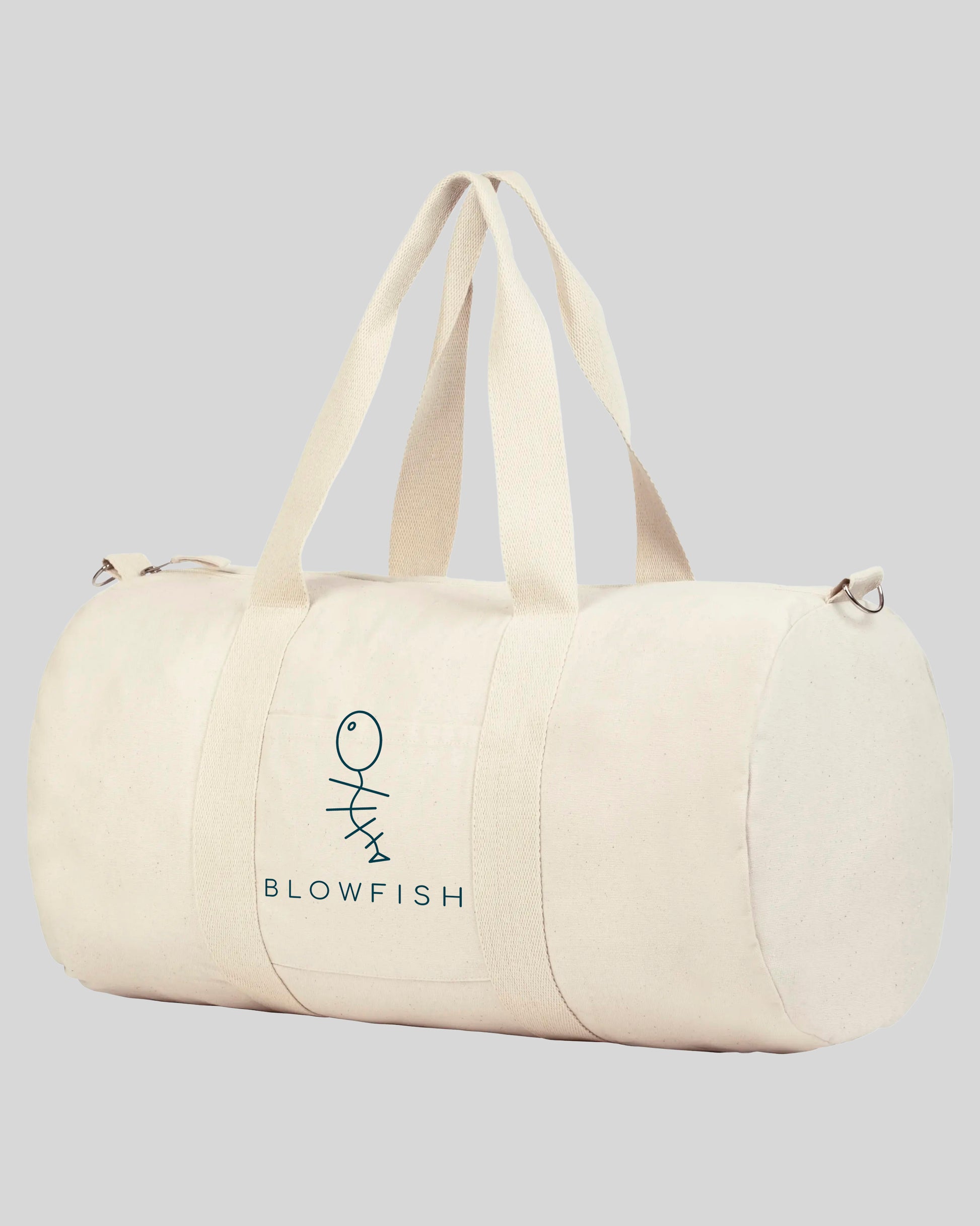 Bolsa deportiva beige marino