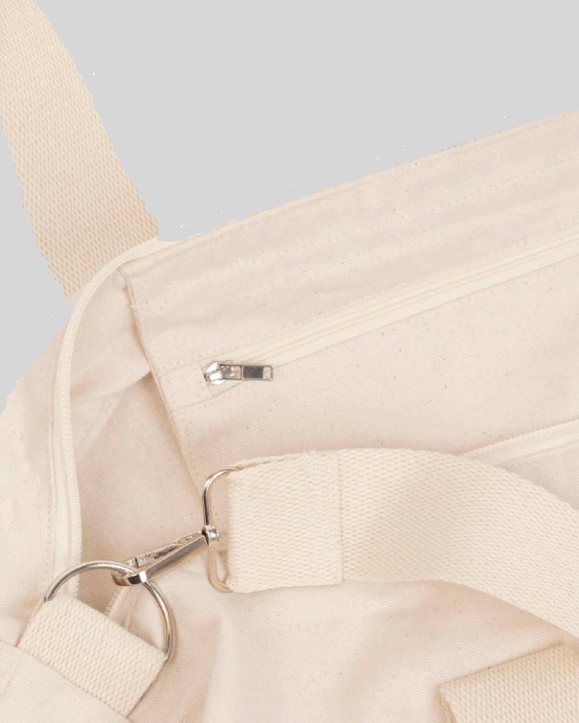 Bolsa deportiva beige marino