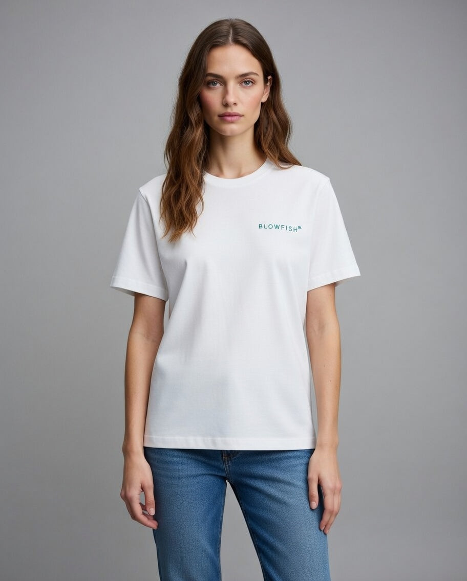 SMILEY VIBES HEART WHITE