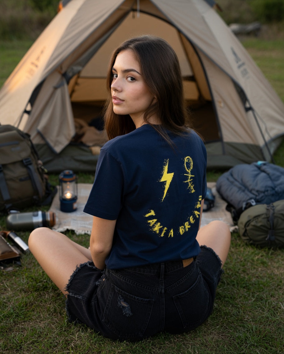 SMILEY VIBES BOLT NAVY