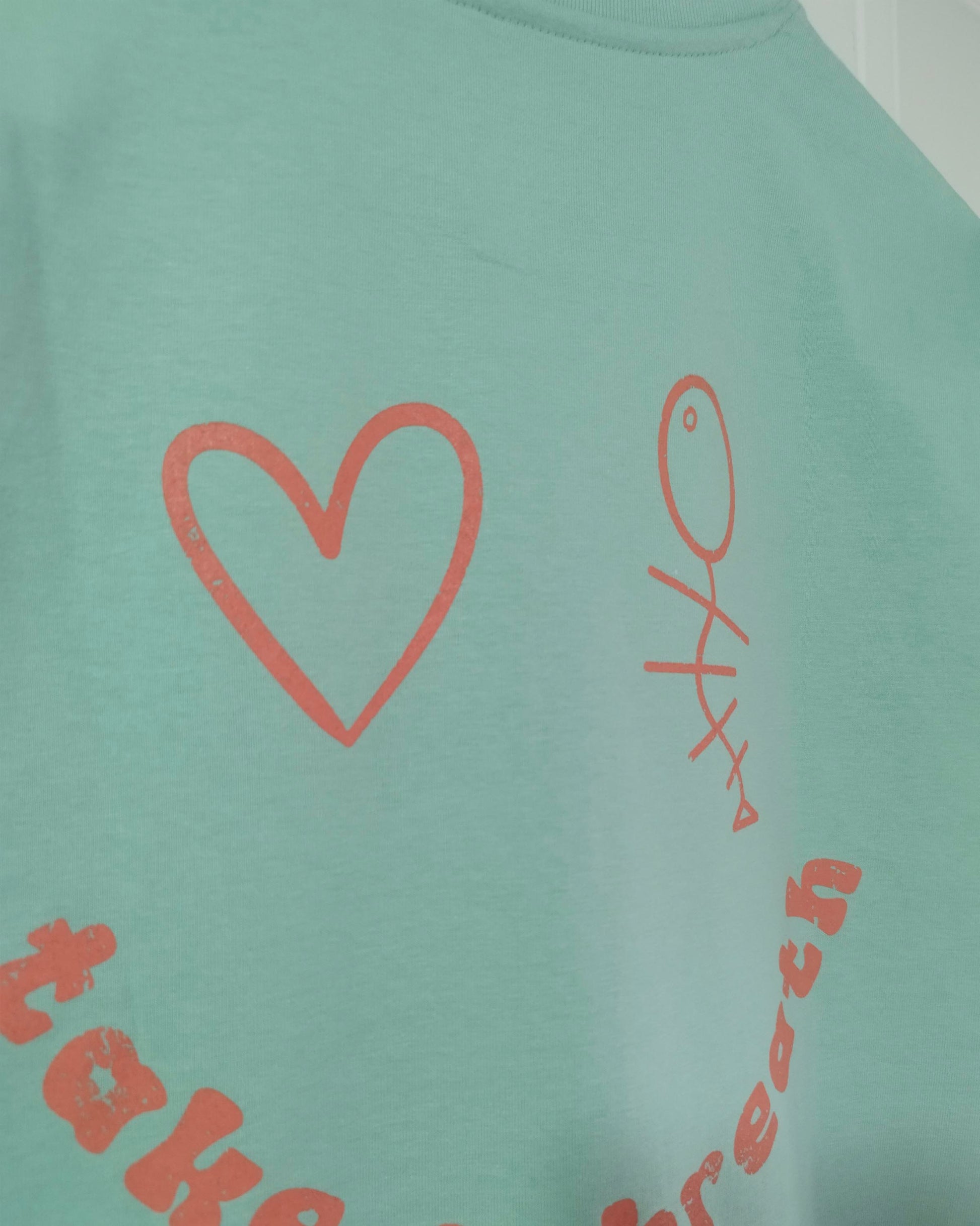 SMILEY VIBES HEART MISTY JADE