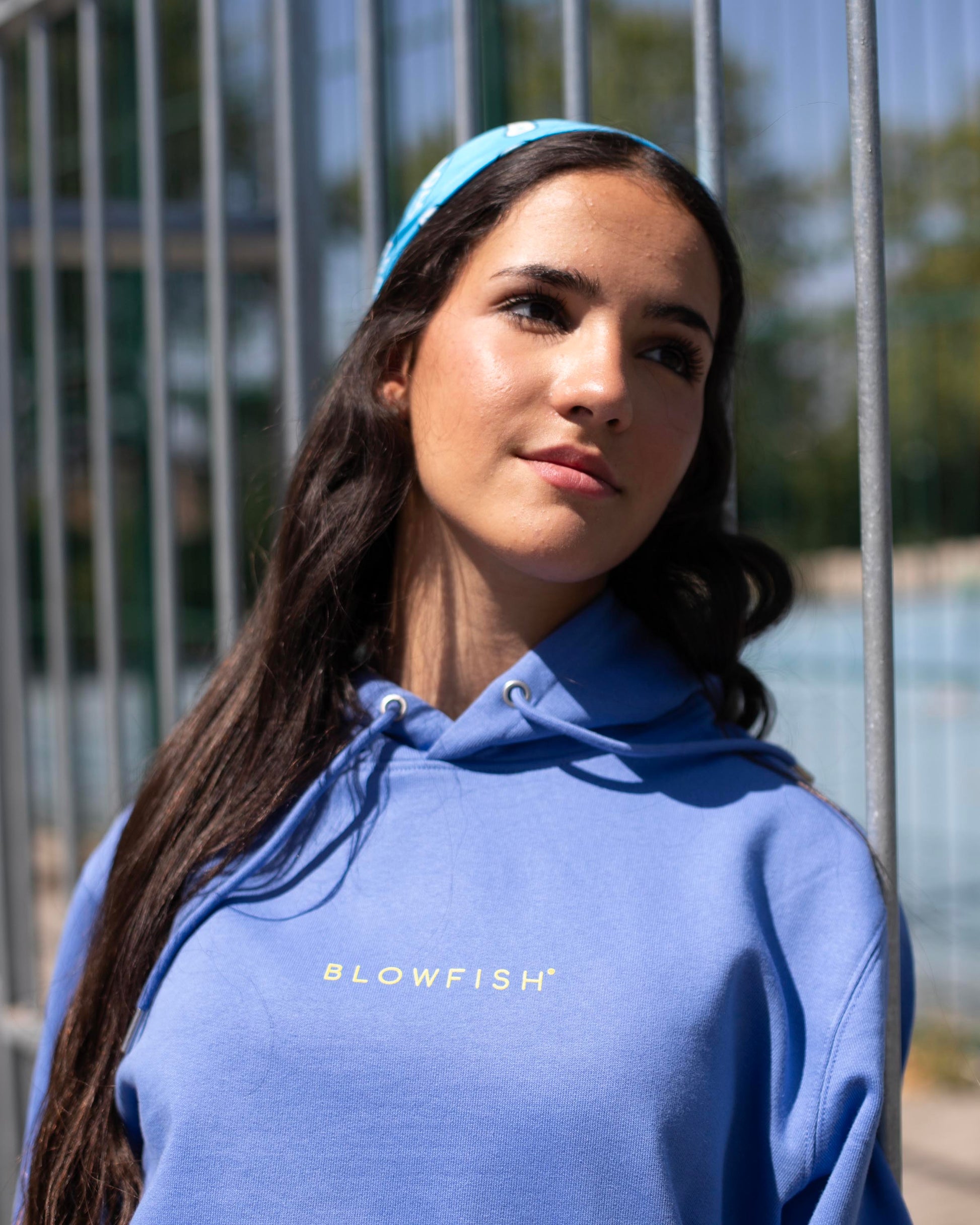 SUDADERA BRAND BRIGHT BLUE