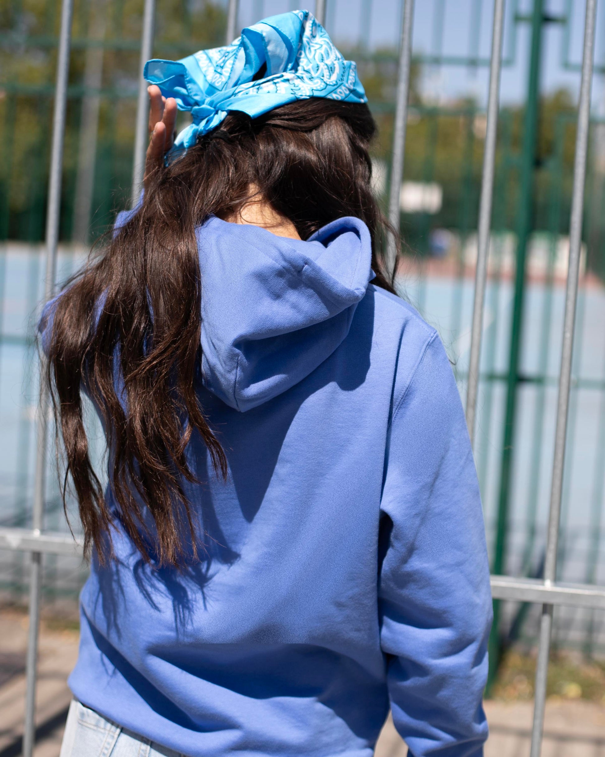 SUDADERA BRAND BRIGHT BLUE