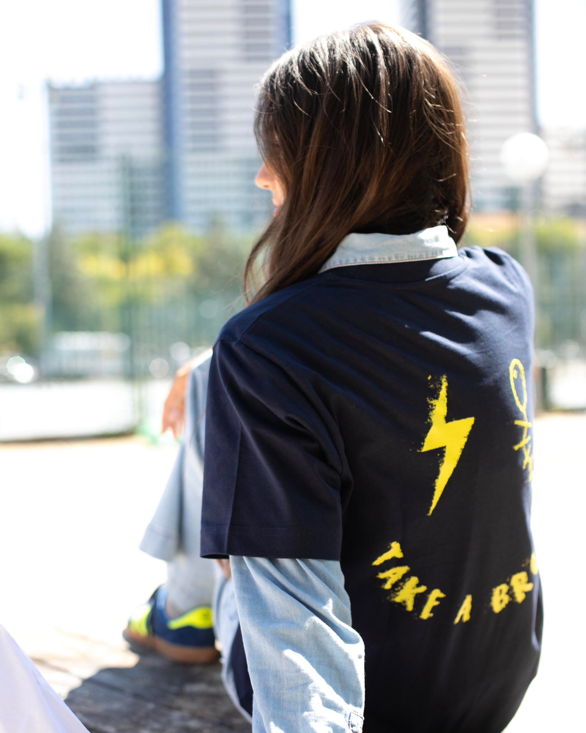 SMILEY VIBES BOLT NAVY