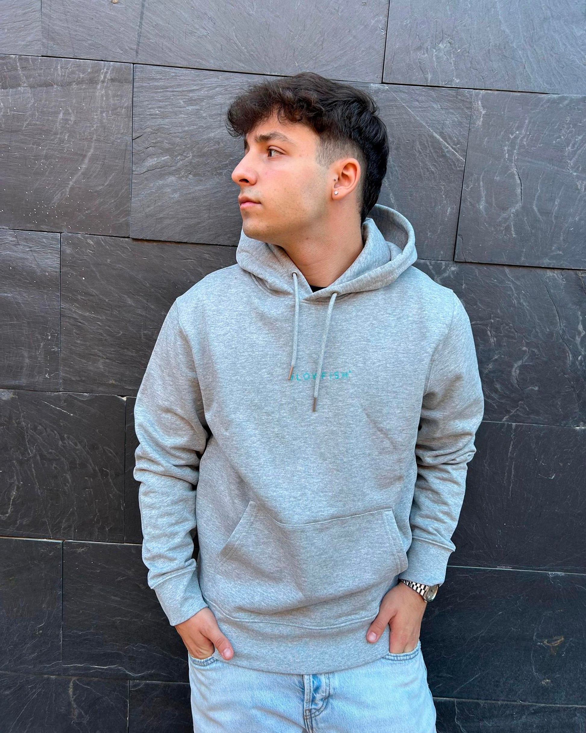 SUDADERA BRAND HEATHER GREY