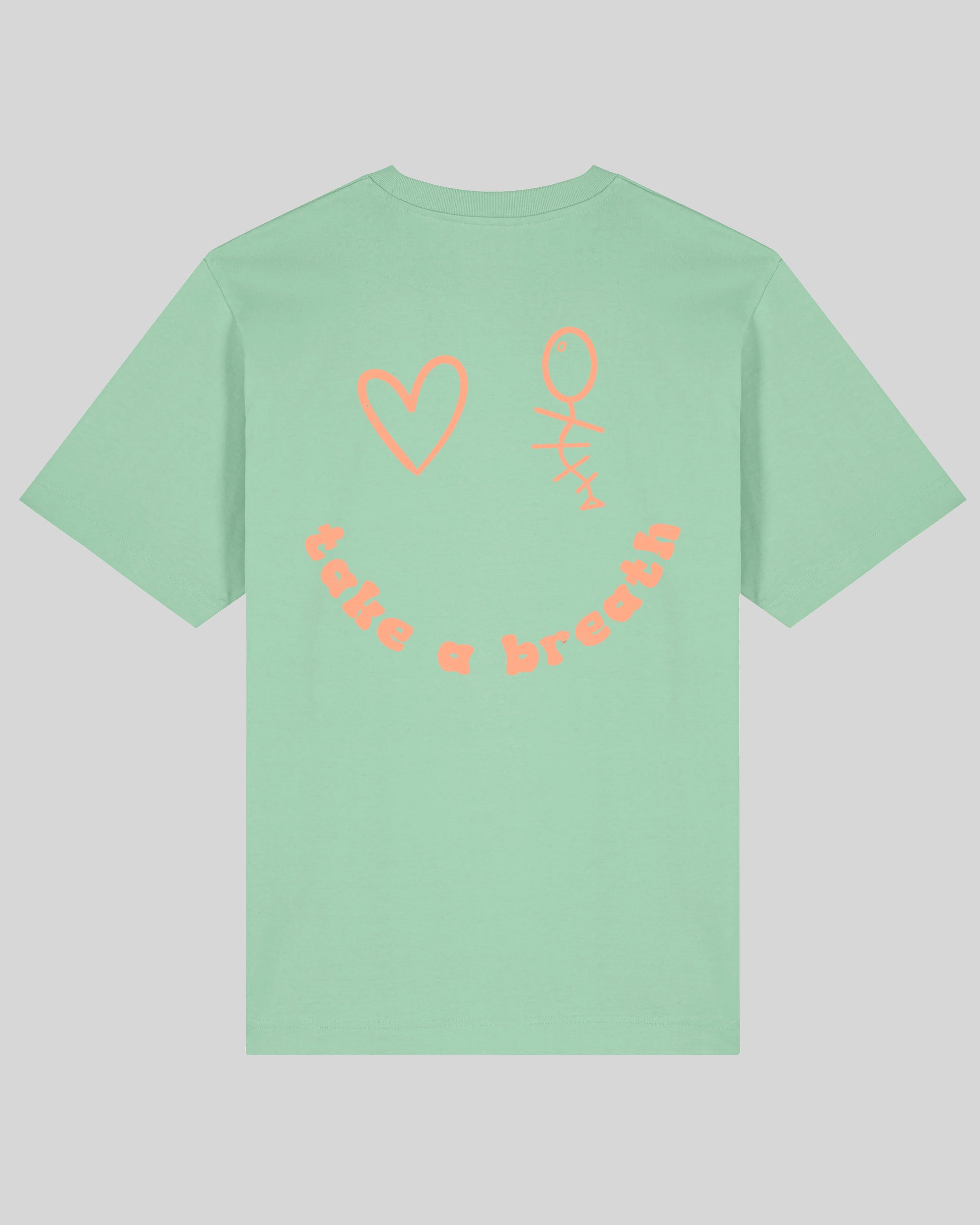 SMILEY VIBES HEART MISTY JADE
