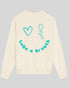 SMILEY VIBES HEART NATURAL