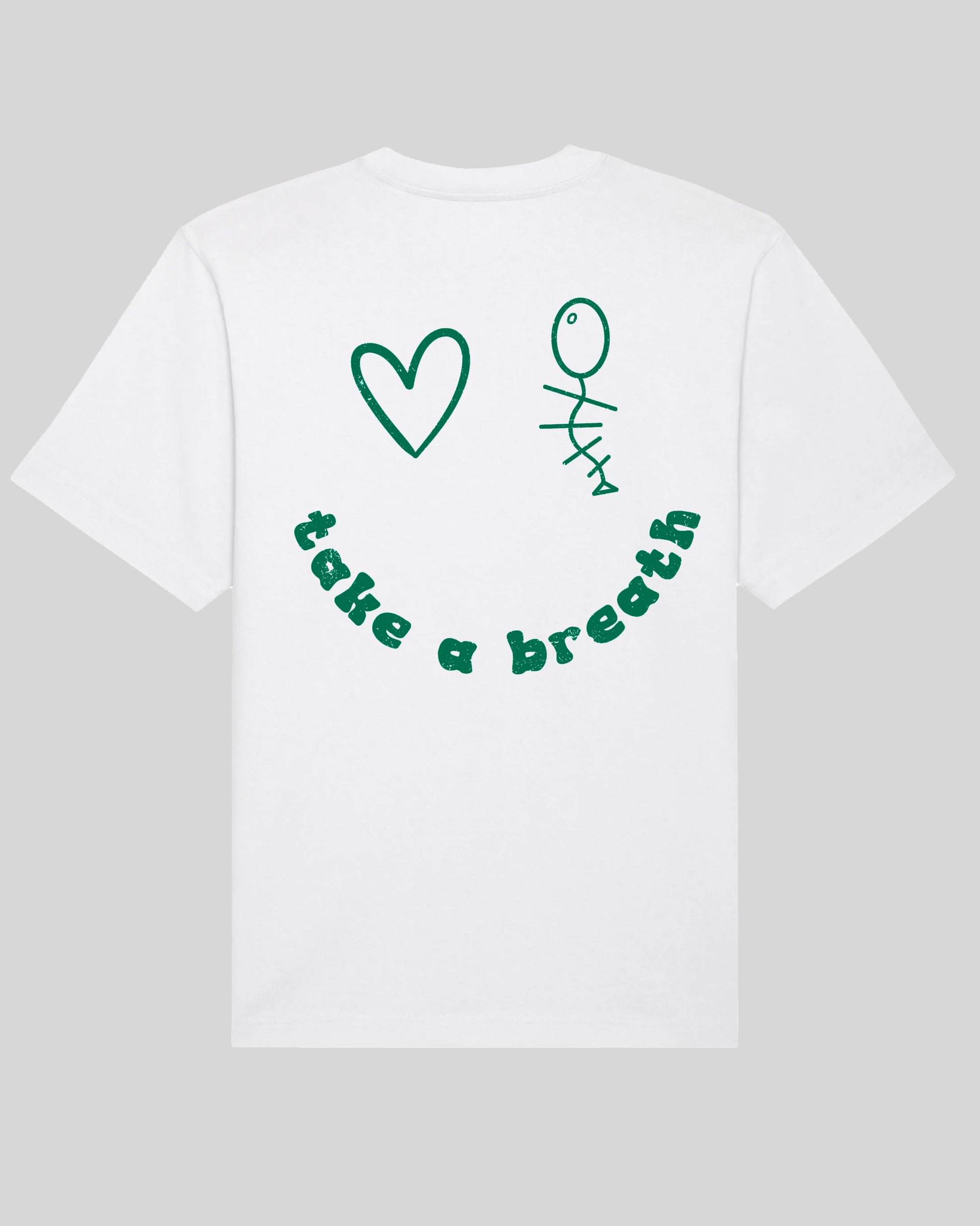 SMILEY VIBES HEART WHITE