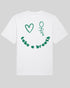 SMILEY VIBES HEART WHITE