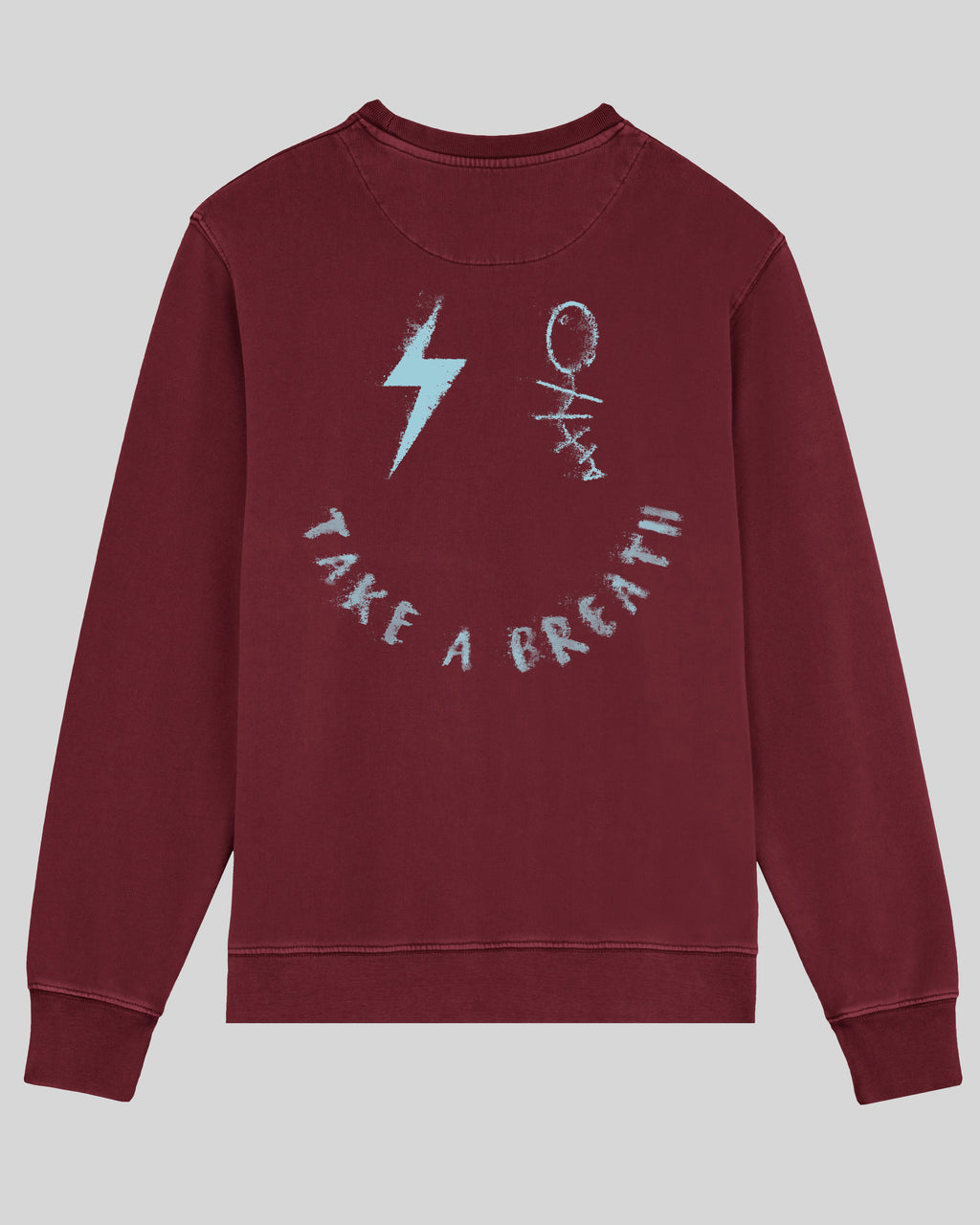 SMILEY VIBES BOLT BURGUNDY