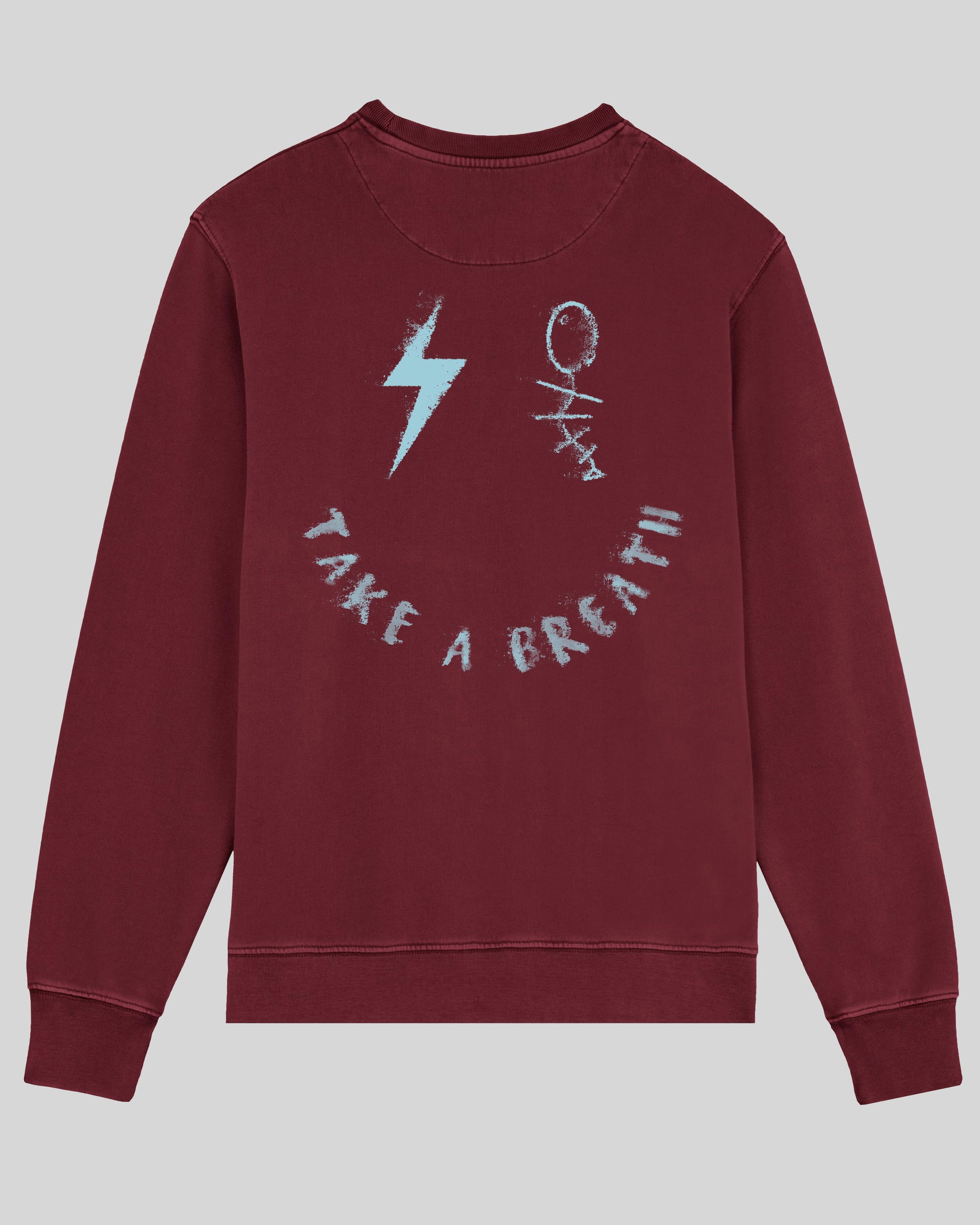 SMILEY VIBES BOLT BURGUNDY