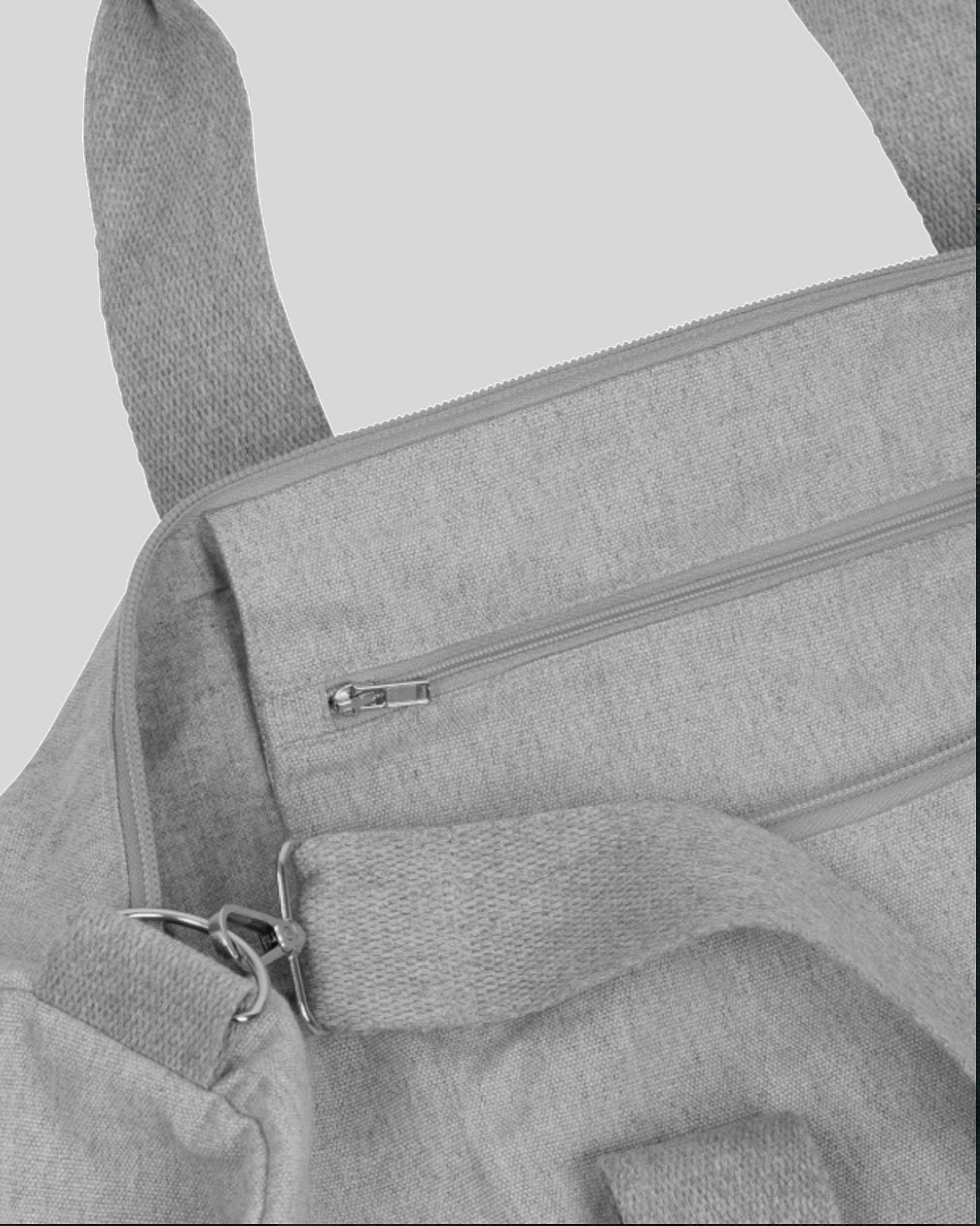 Bolsa deportiva gris
